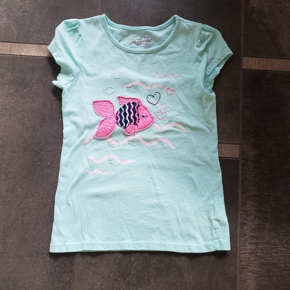 Jumping Beans 6X Fish Shirt